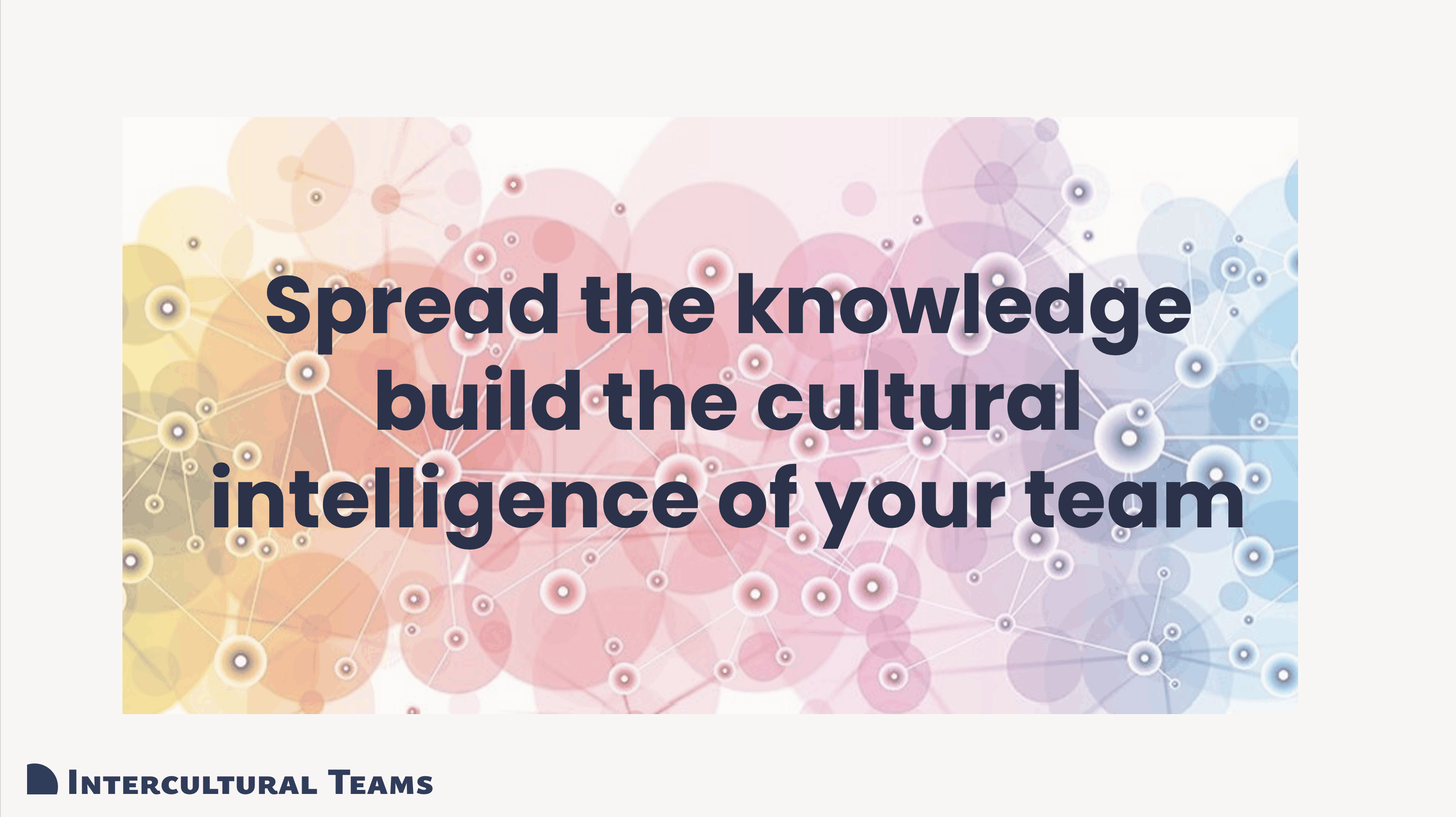 Building Your Cultural Intelligence